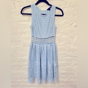 Aqua Light Blue cocktail dress small